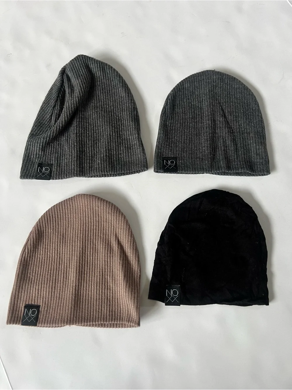 Children’s Noxx Beanie Slouchy Beanie Hat Jersey Knit Bundle Baby Lot Neutral